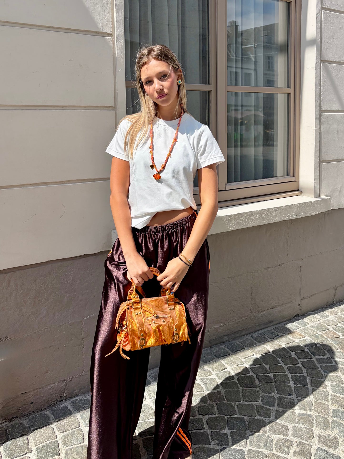 Pantalon marron / orange - STAR