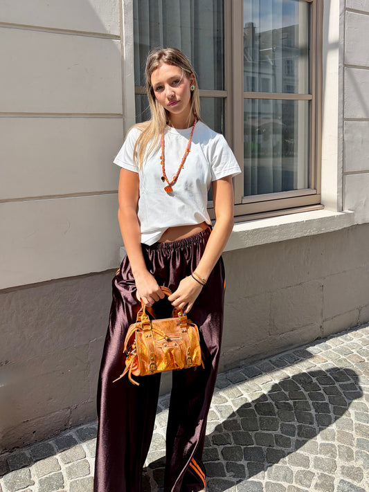 Pantalon marron / orange - STAR
