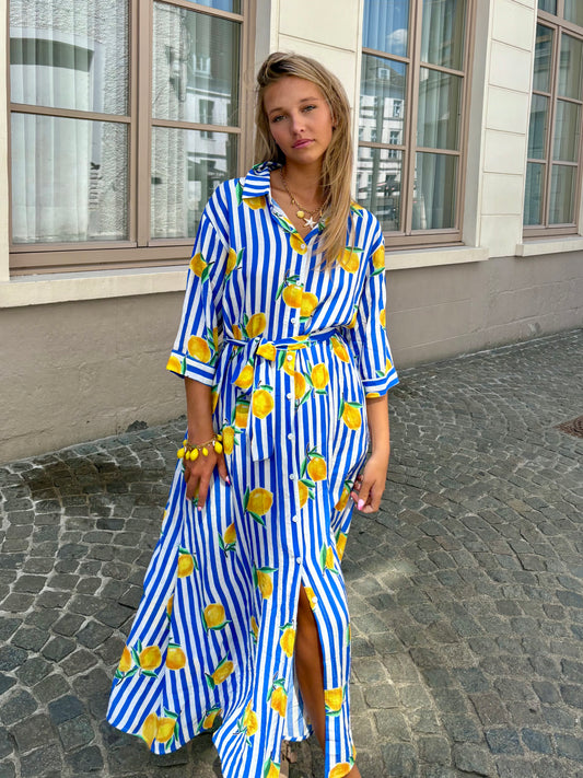 Robe bleue - CITRON