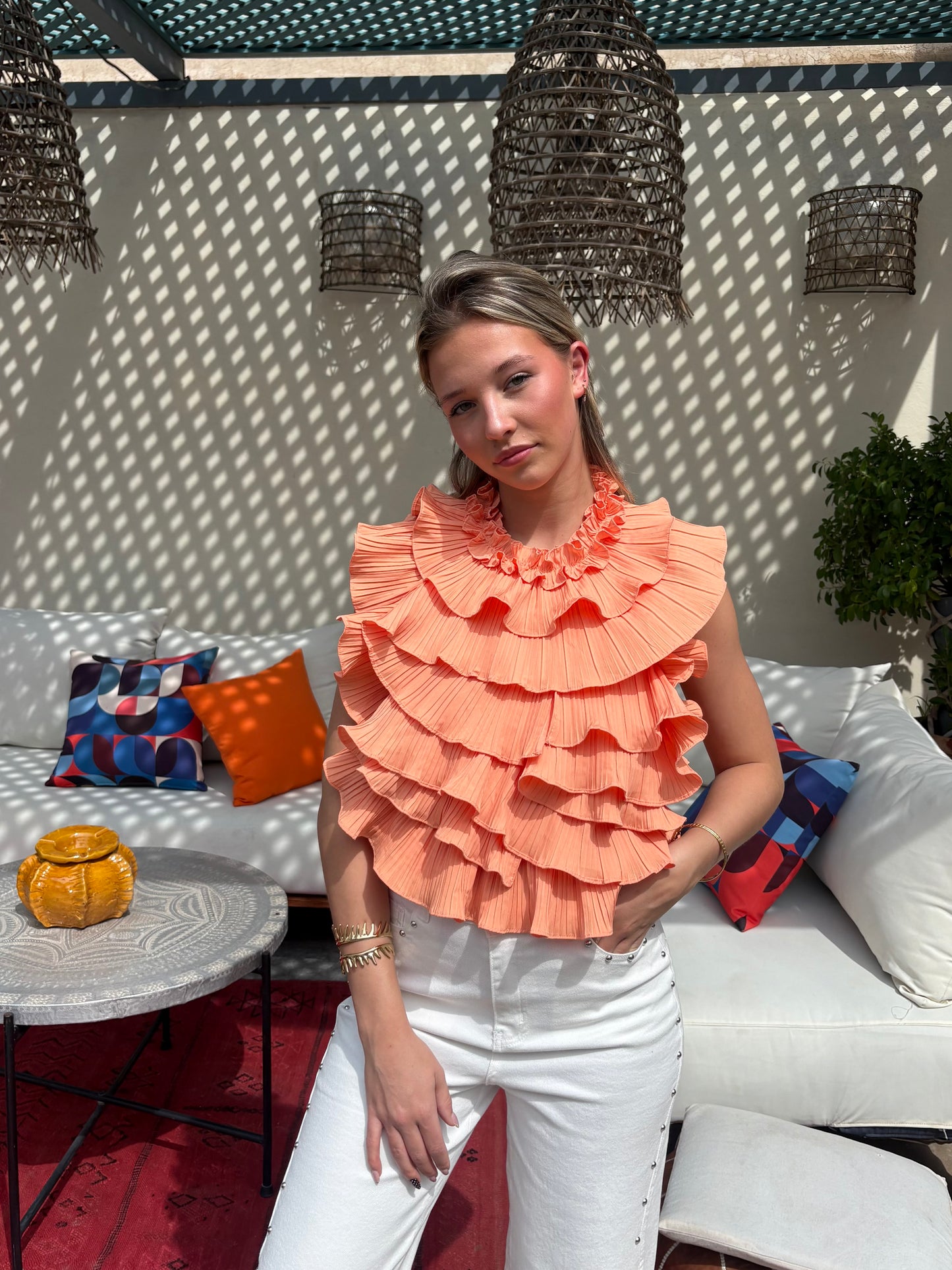 Haut orange - MELO