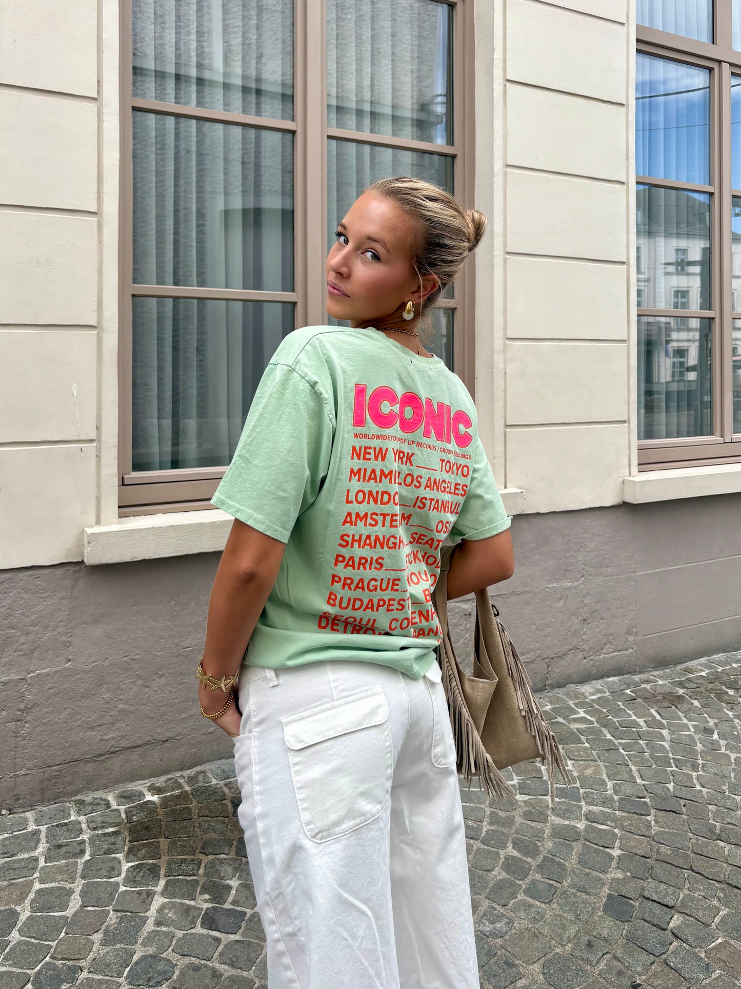 T-shirt vert - ICONIC