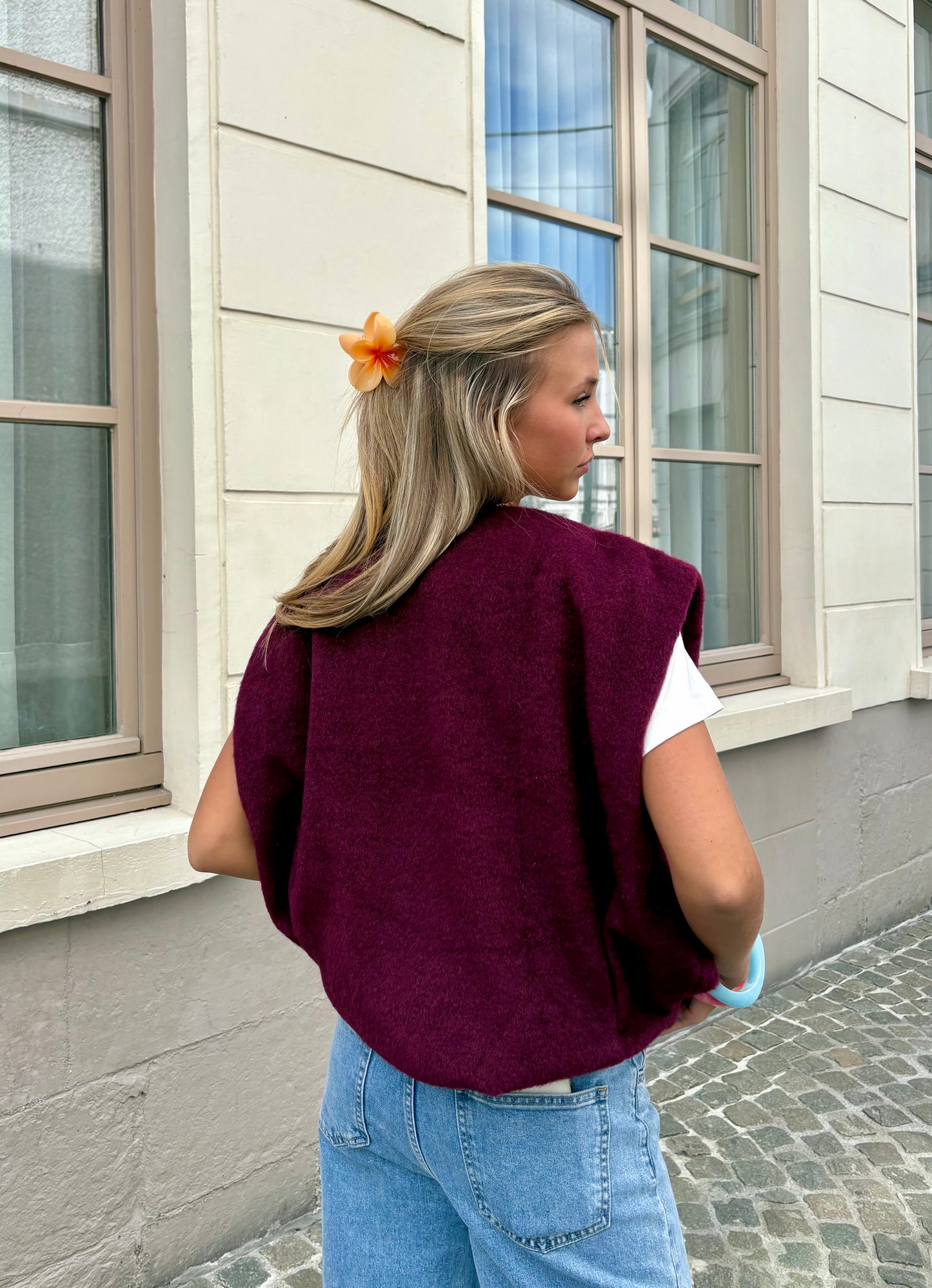 Gilet Bordeaux - CARLA