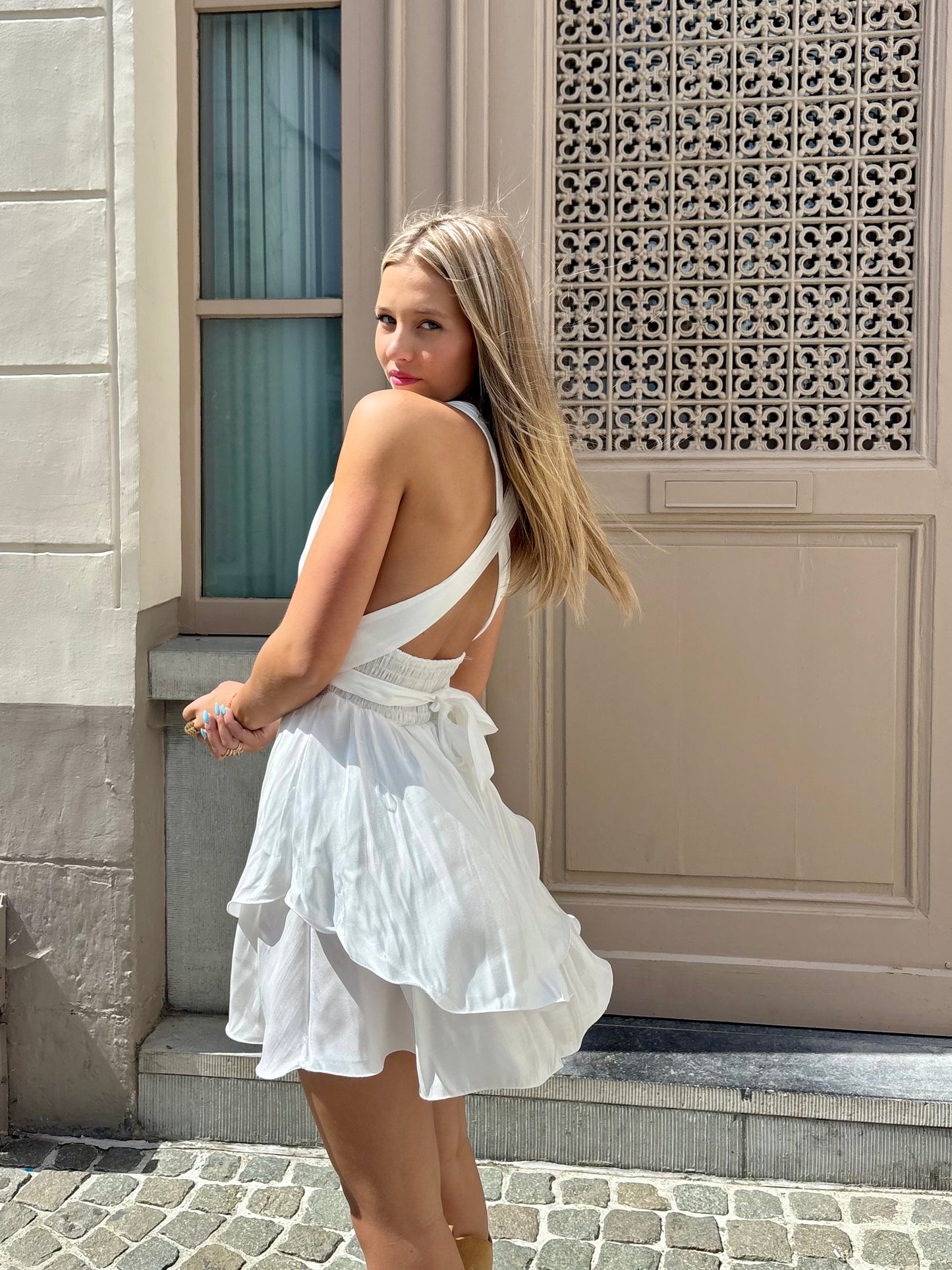 Robe blanche - VICKY