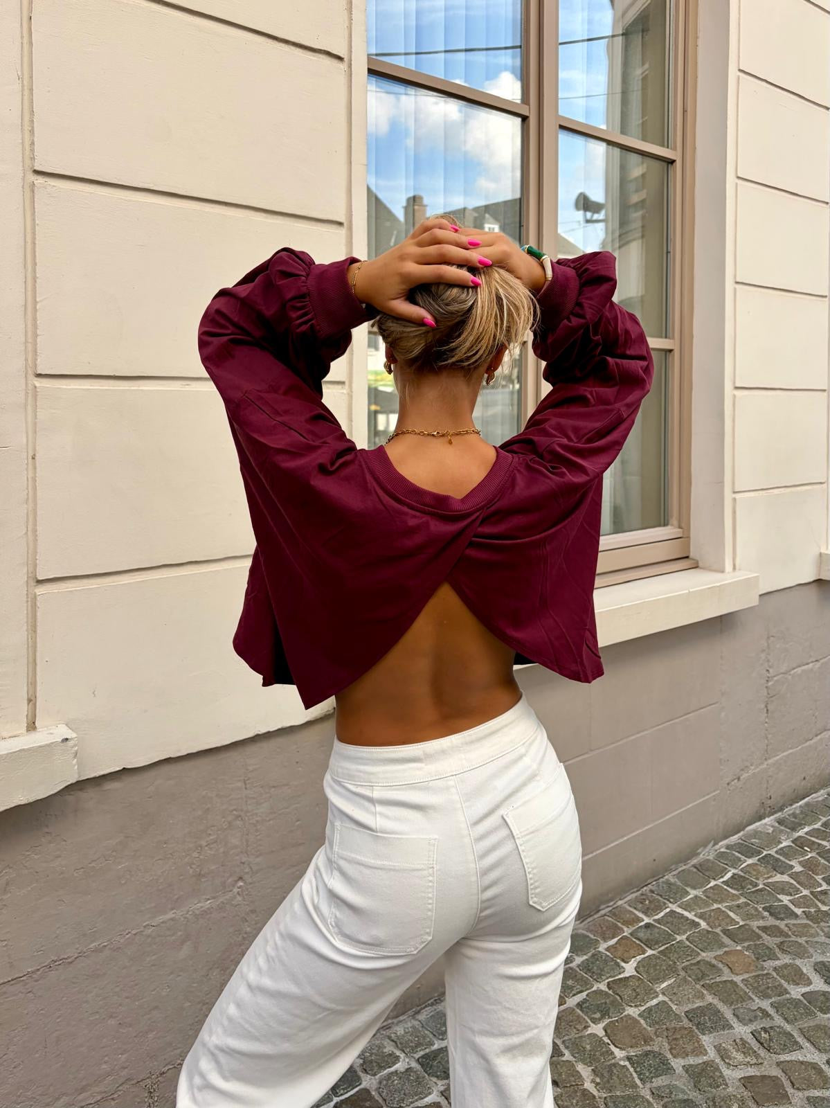 Pull bordeaux - SANDRINE