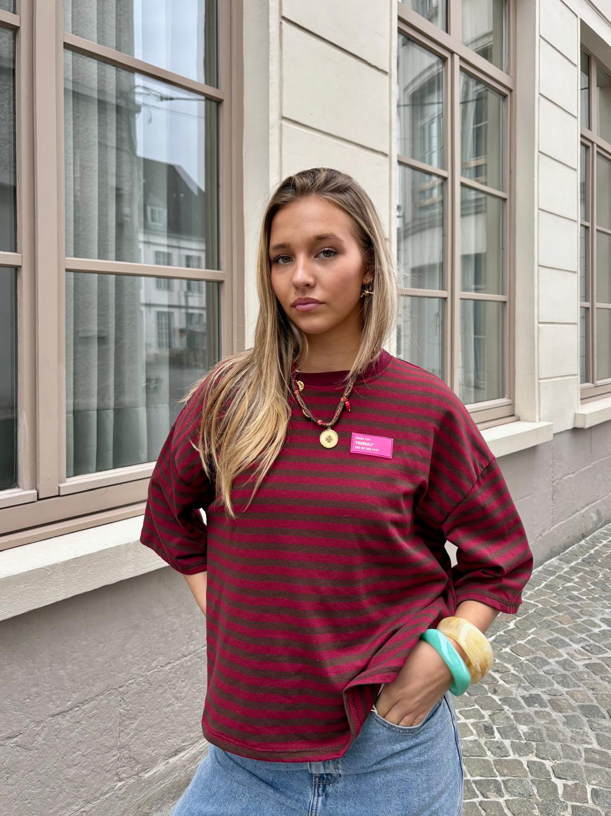 T-shirt bordeaux - LONA