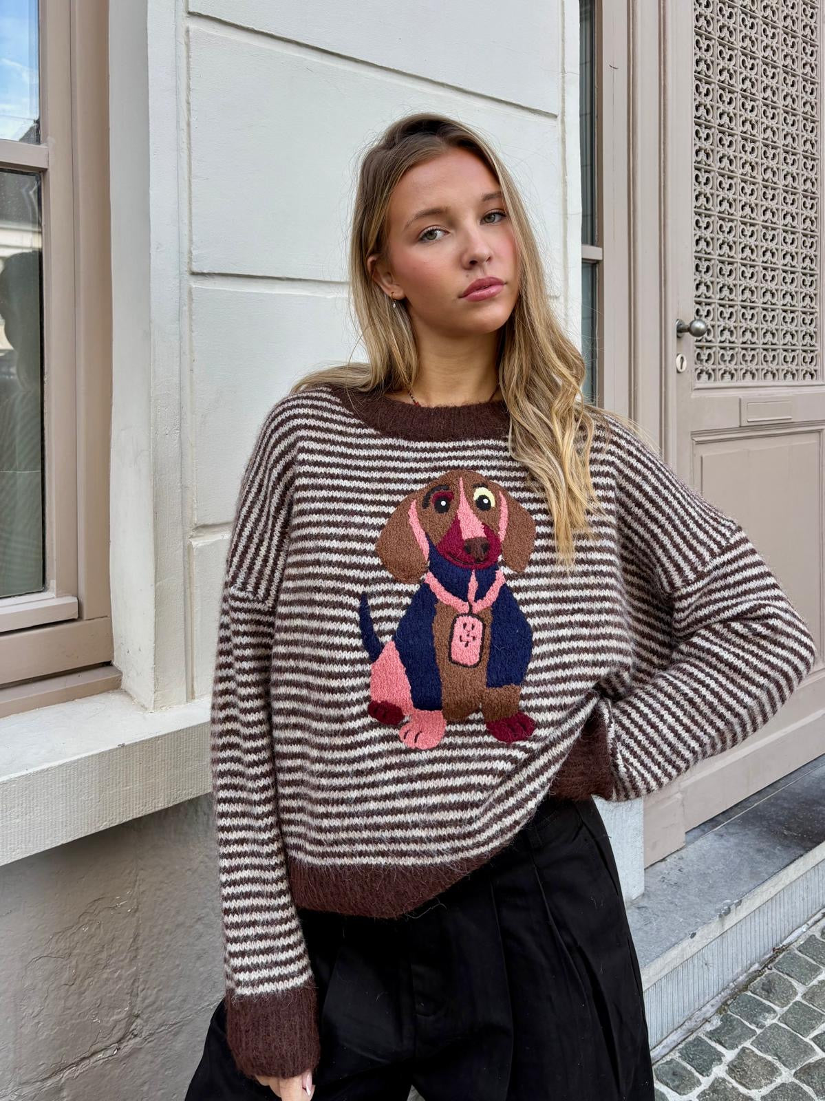 Pull marron - TECKEL