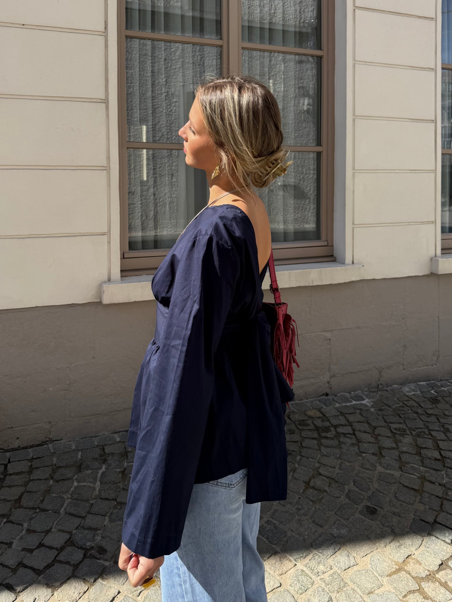 Blouse bleu marine - BALI