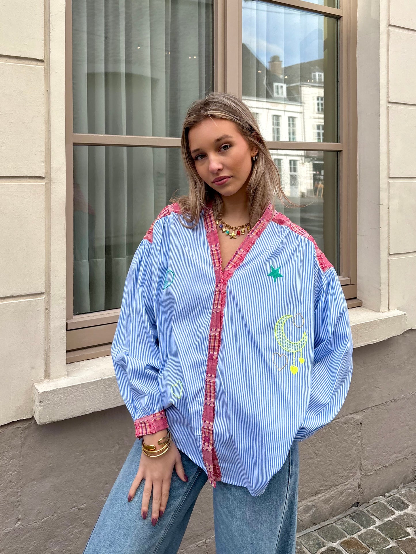 Chemisier bleu - MARIUS