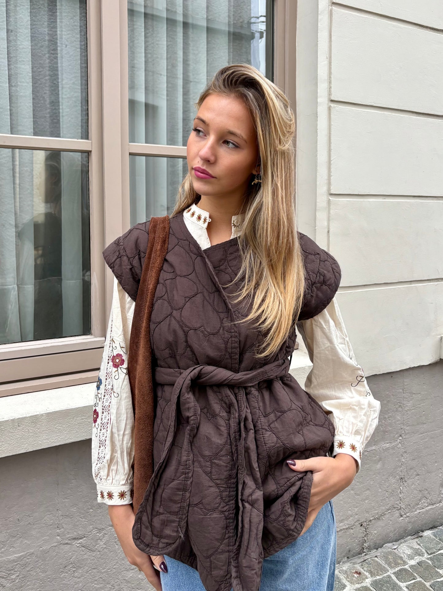 Veste marron - TANIA