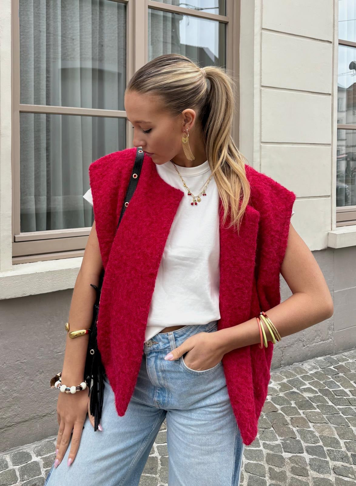 Gilet rouge - CARLA