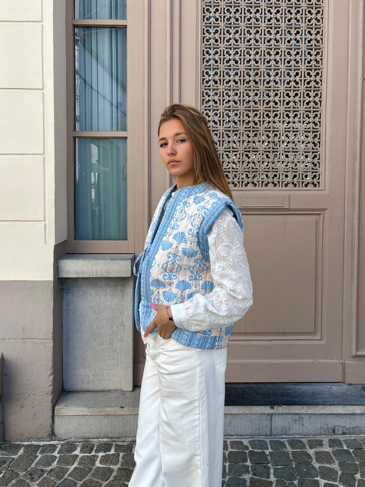Veste bleue - ANISSA