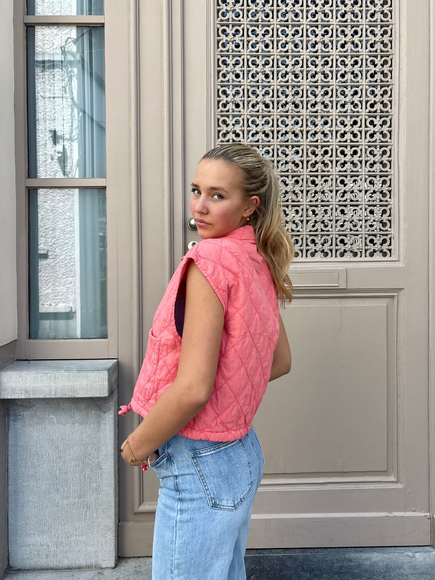 Veste corail - YASMINE