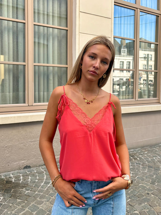 Top corail - EMILIE