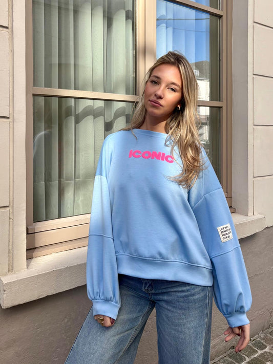 Sweat bleu - ICONIC