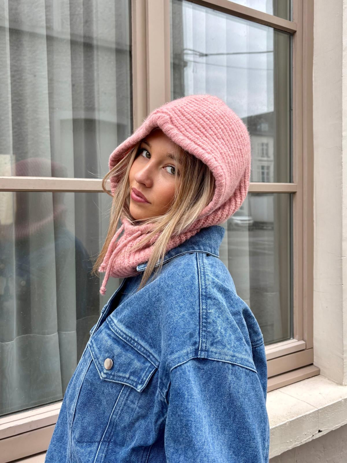 Cagoule rose clair - MIA