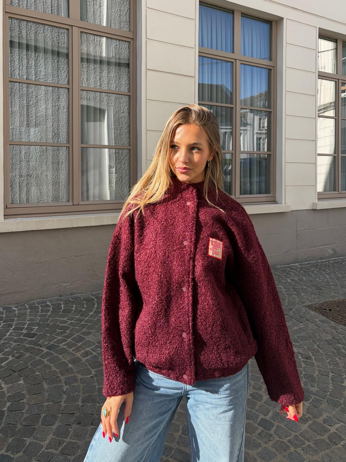 Veste bordeaux - ICONIC