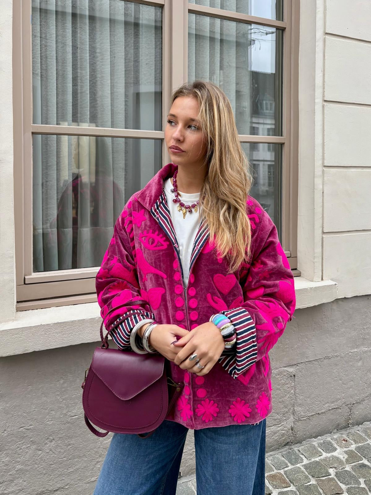 Veste bordeaux - LONA