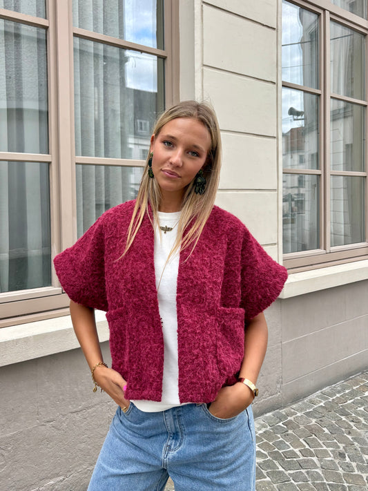 Gilet bordeaux - ETHEL