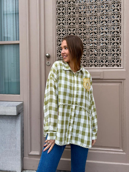 Chemise verte - SABRINA