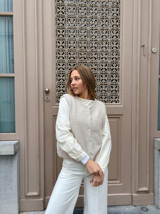 Gilet beige - AMELO