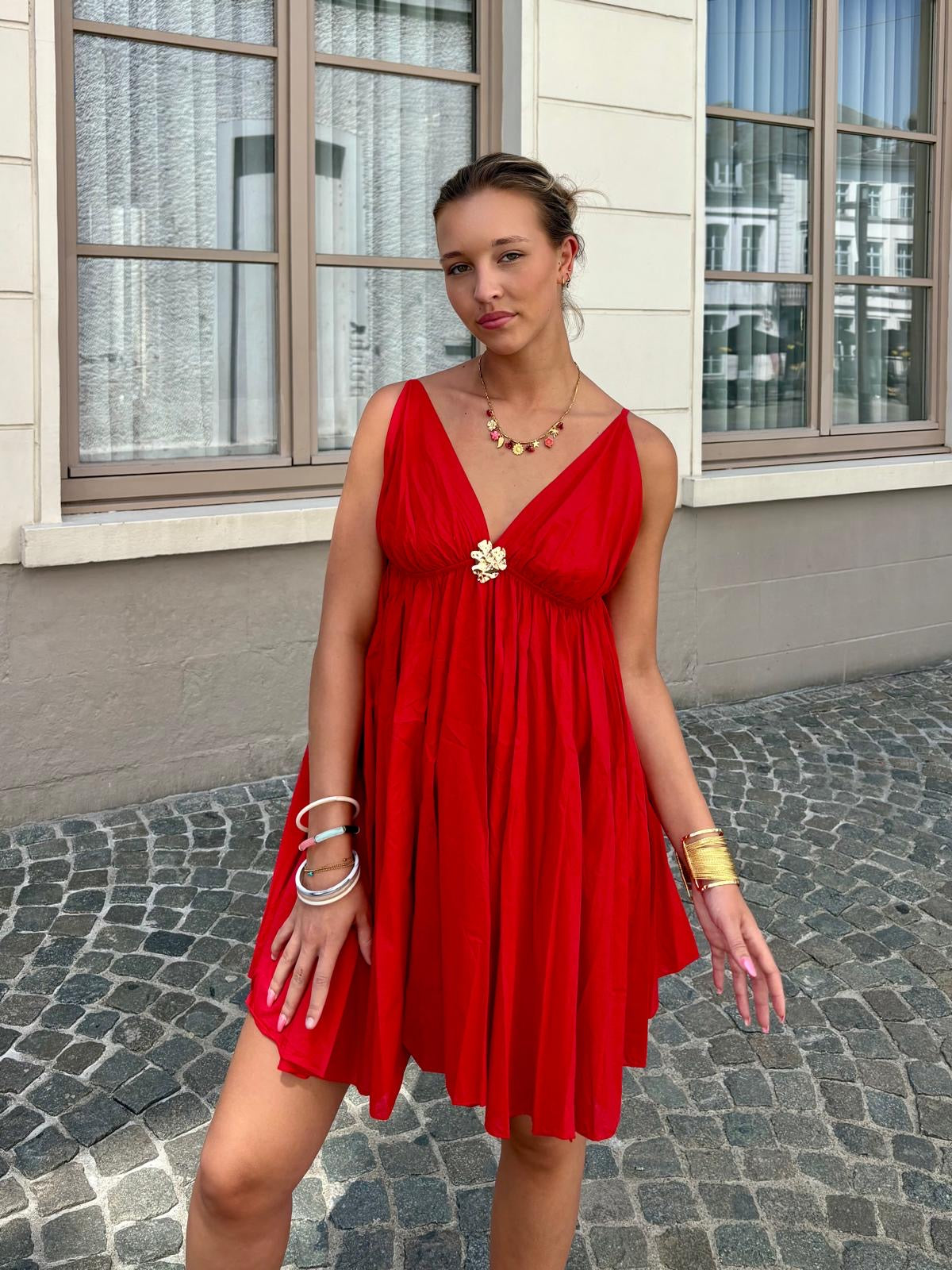 Robe rouge - TANIA