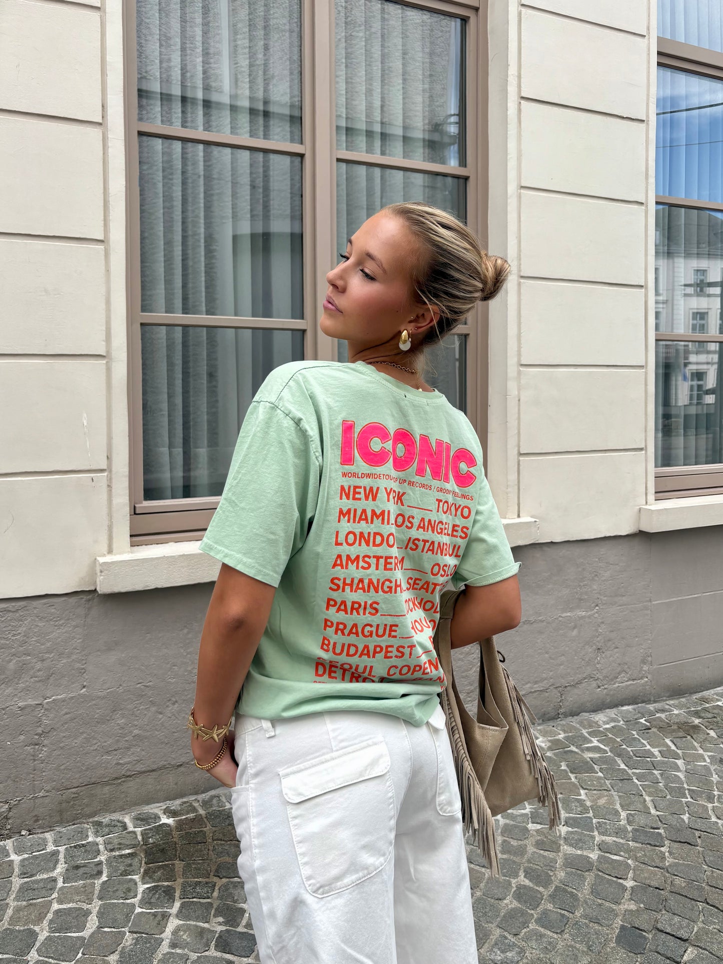 T-shirt vert - ICONIC