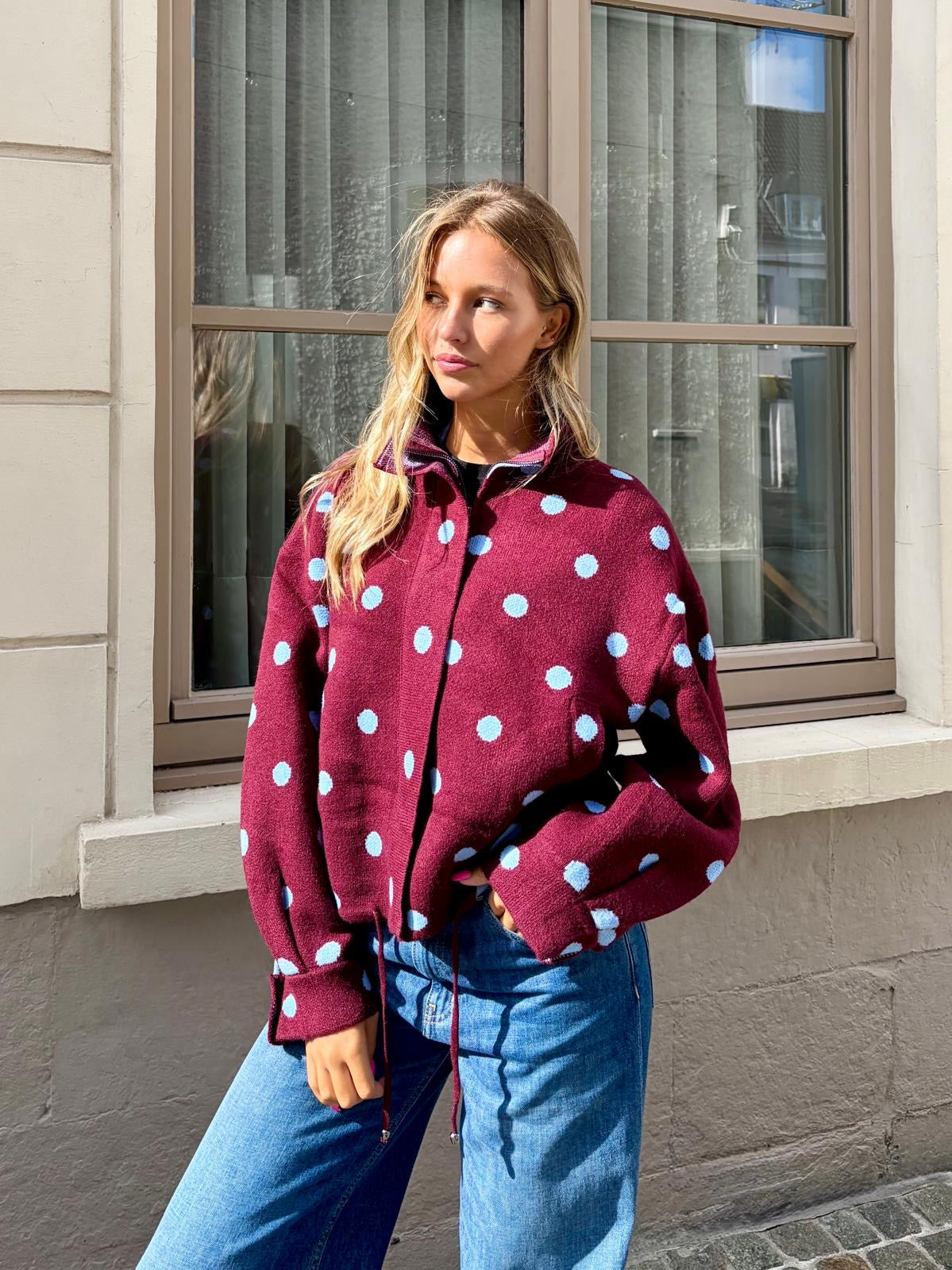 Veste bordeaux - POIS