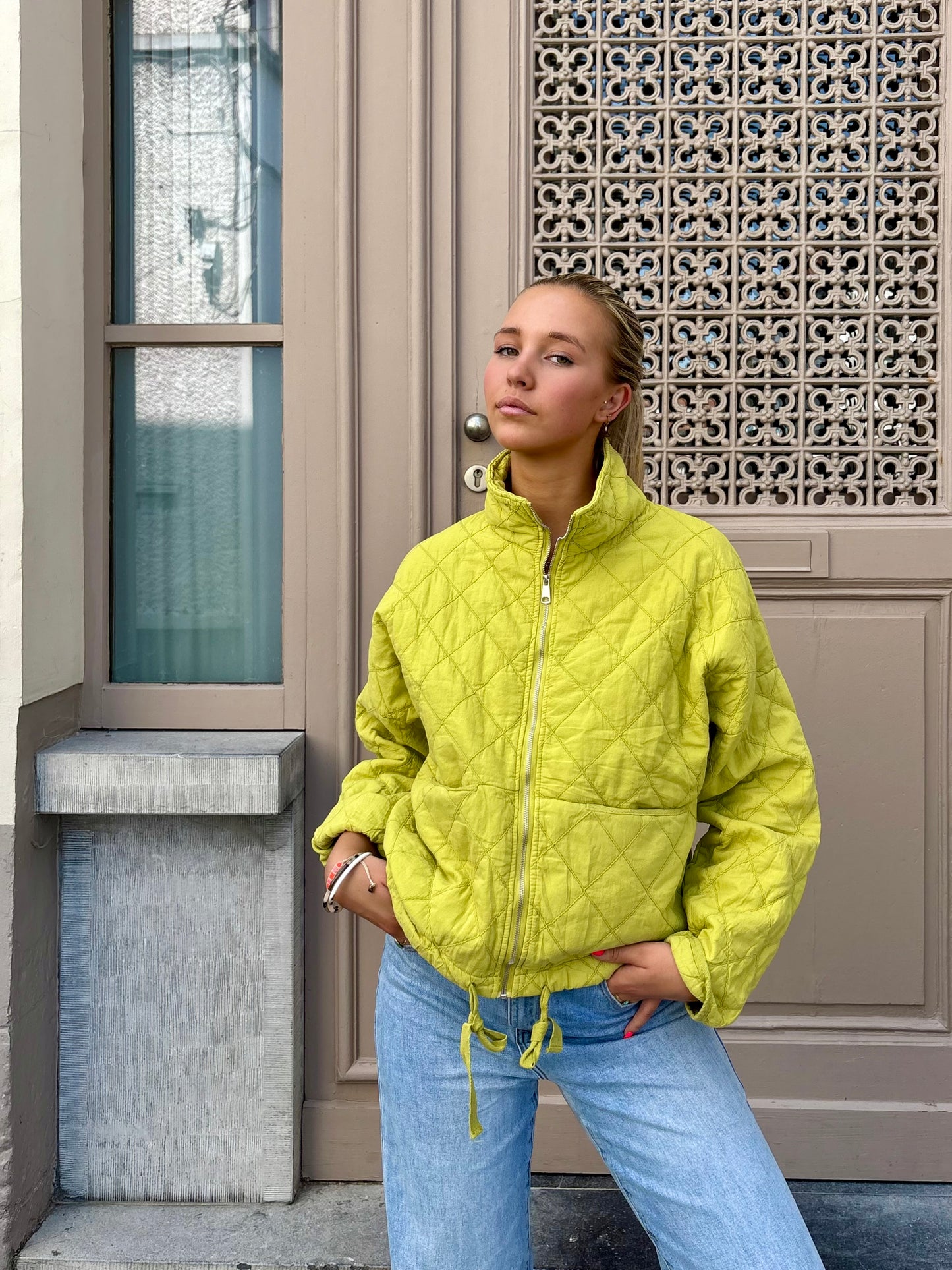 Veste verte - YASMINA
