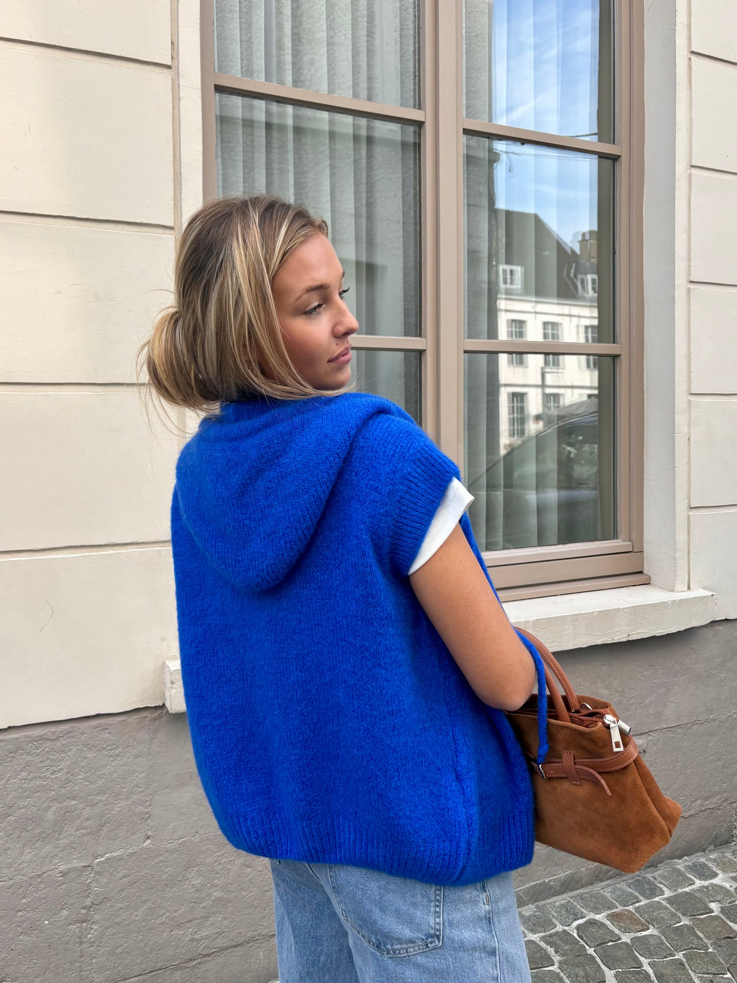 Gilet bleu - SAMANTHA