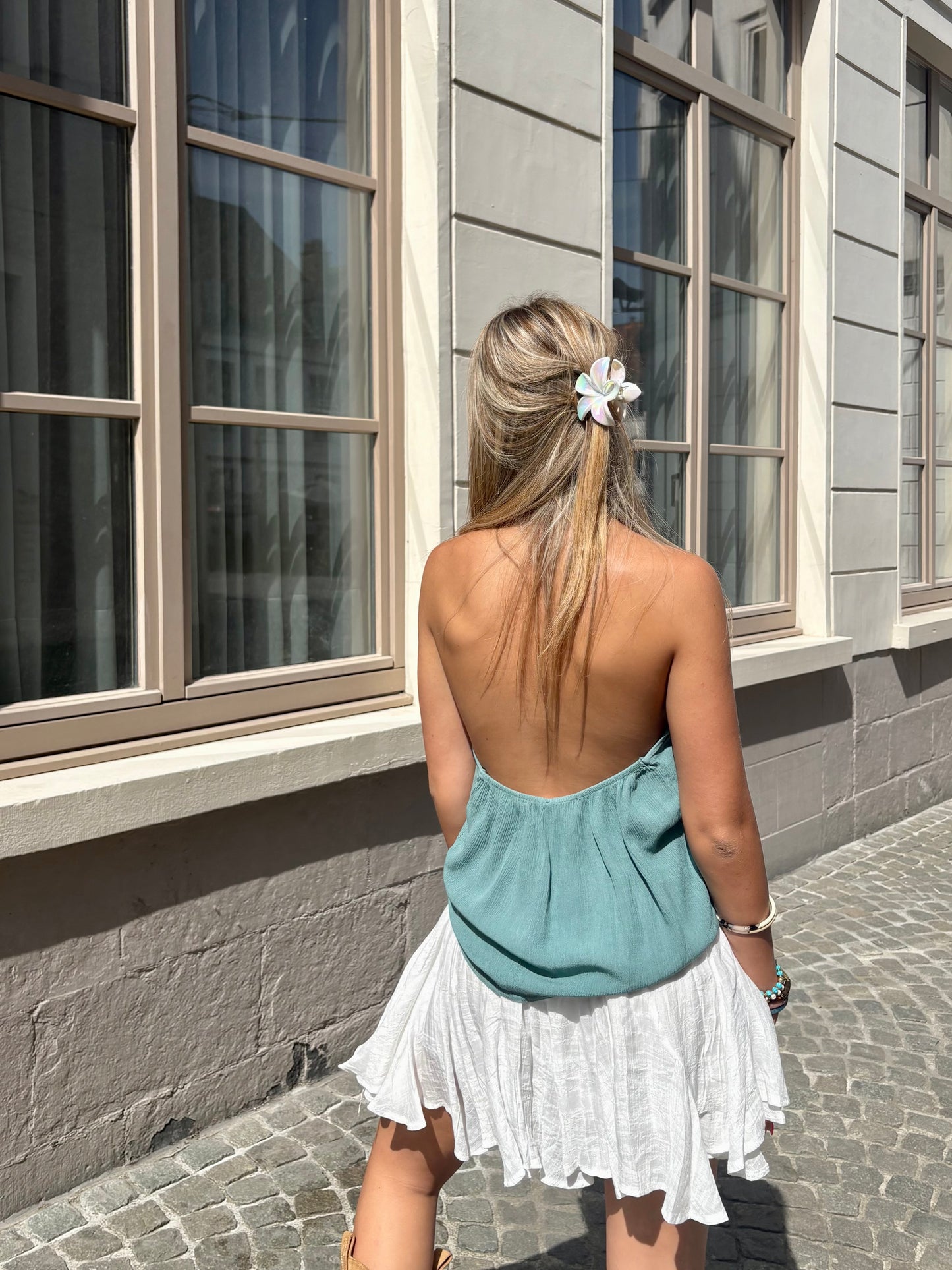 Haut turquoise - FANNY
