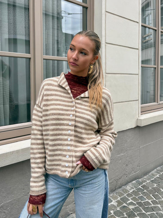 Pull beige - CHARLIE