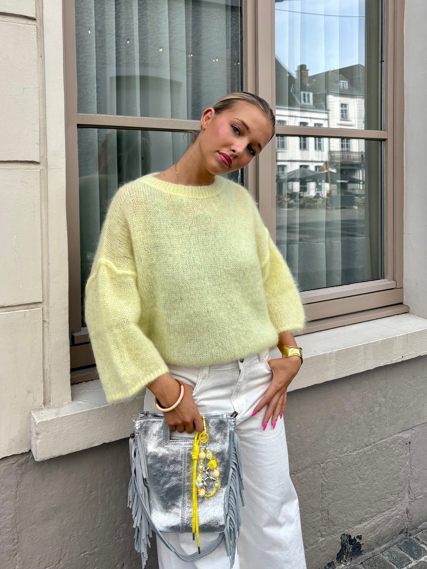 Pull jaune clair - ANDREA