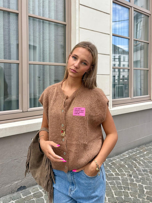 Gilet beige - MAELLYS