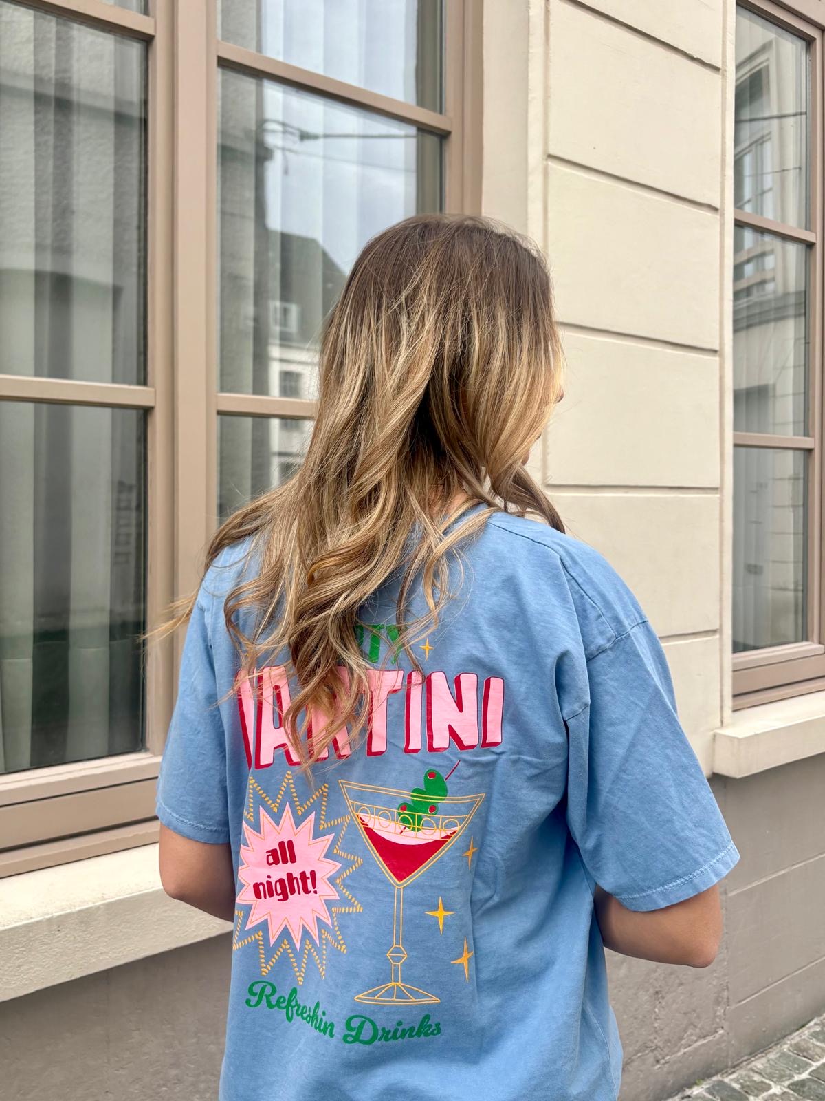 T-shirt bleu - MARTINI