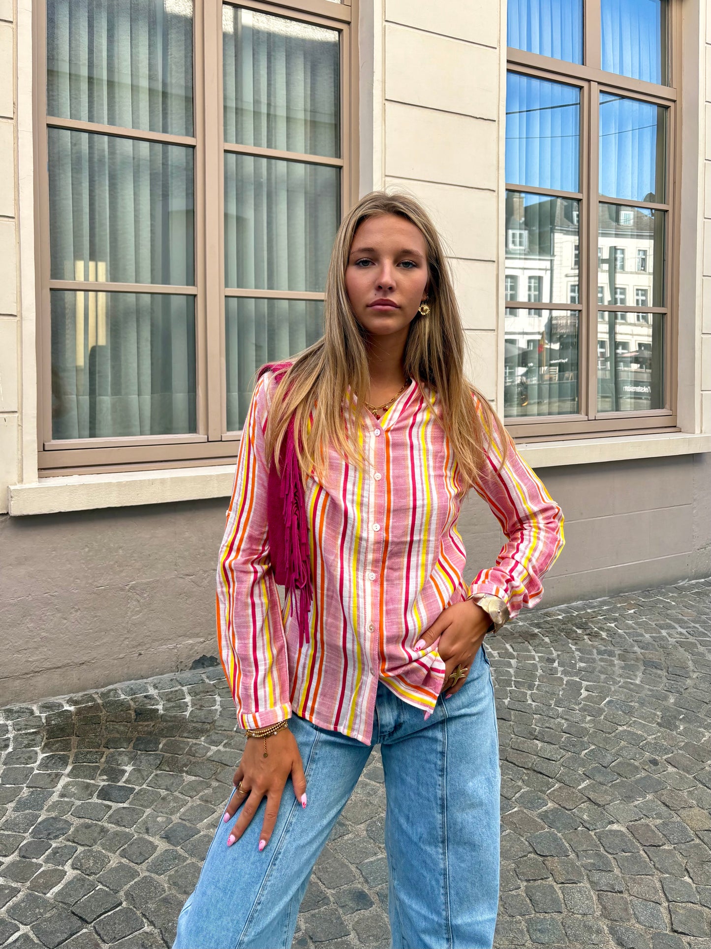 Chemise rose - ELENIE