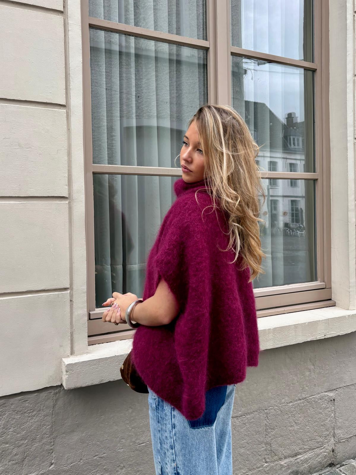 Pull bordeaux - CATHYA