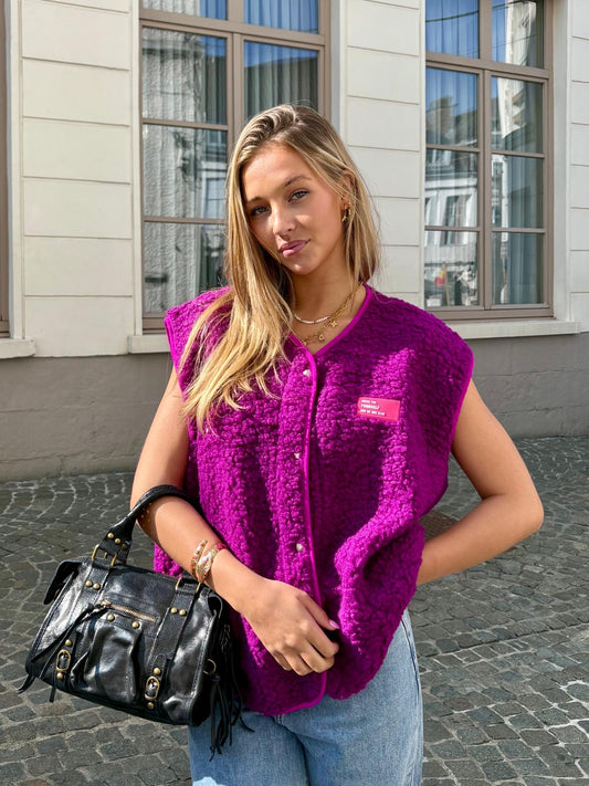 Veste polaire mauve - ASTRID