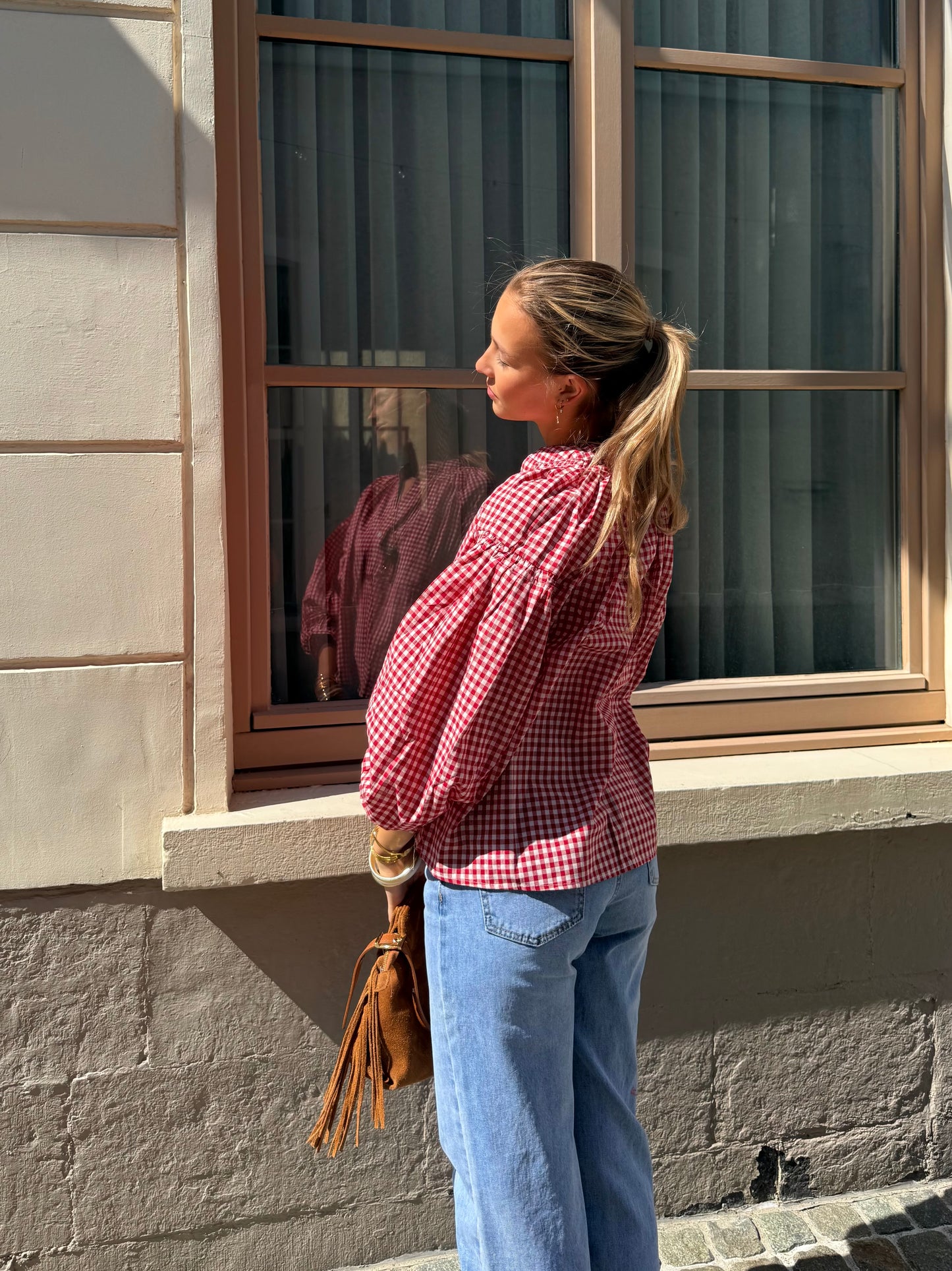 Chemise rouge - MATHILDA