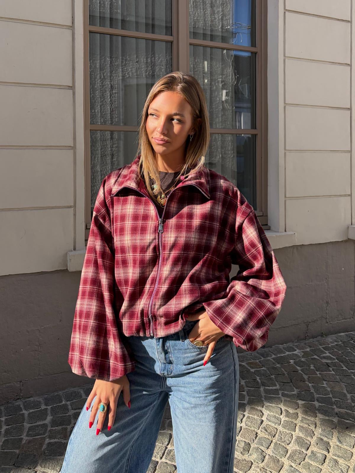 Veste bordeaux - AUDREY