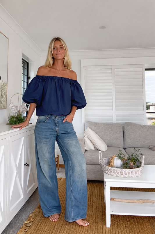 Haut bleu marine - MAYA