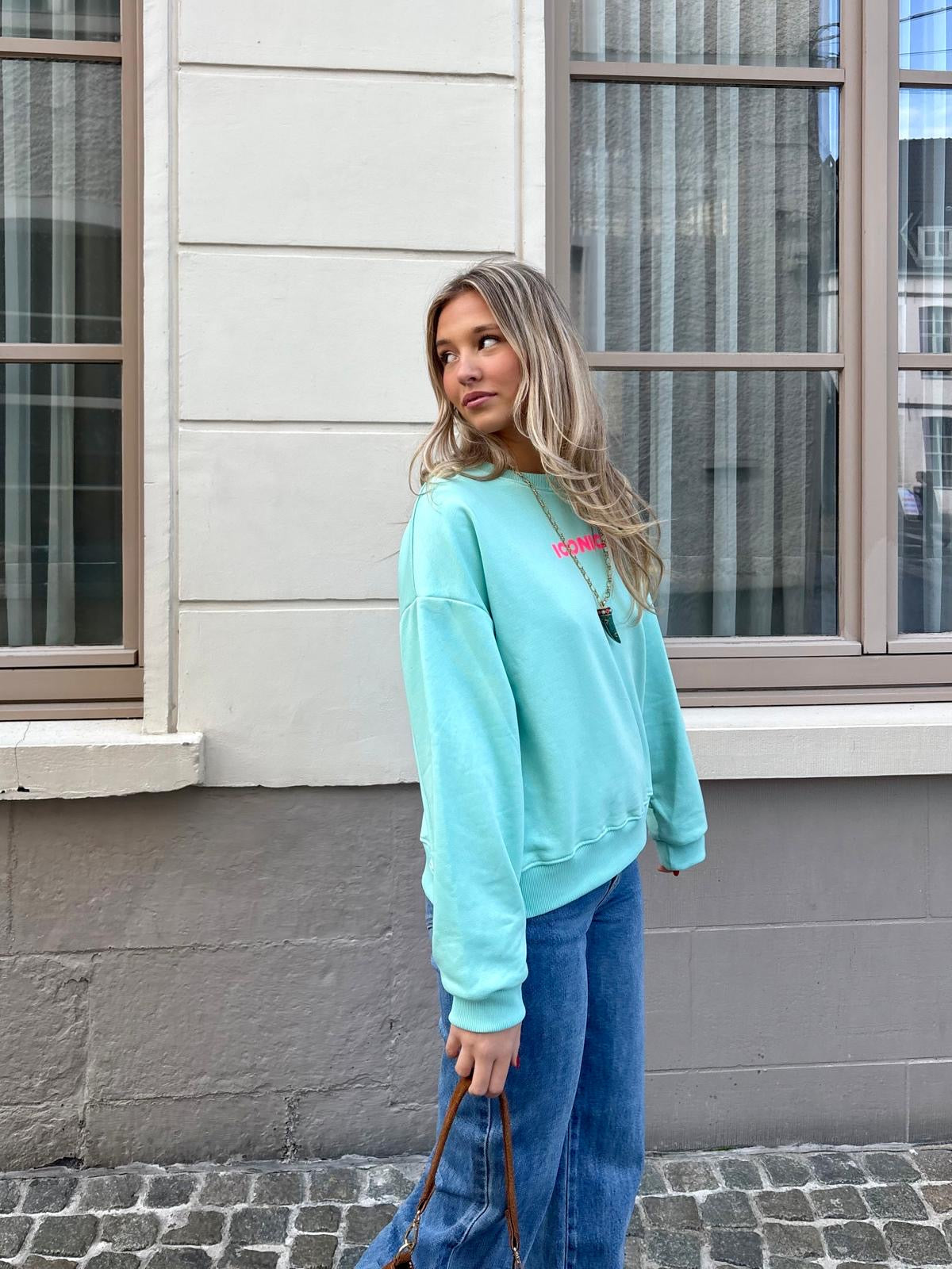 Sweat turquoise - ICONIC