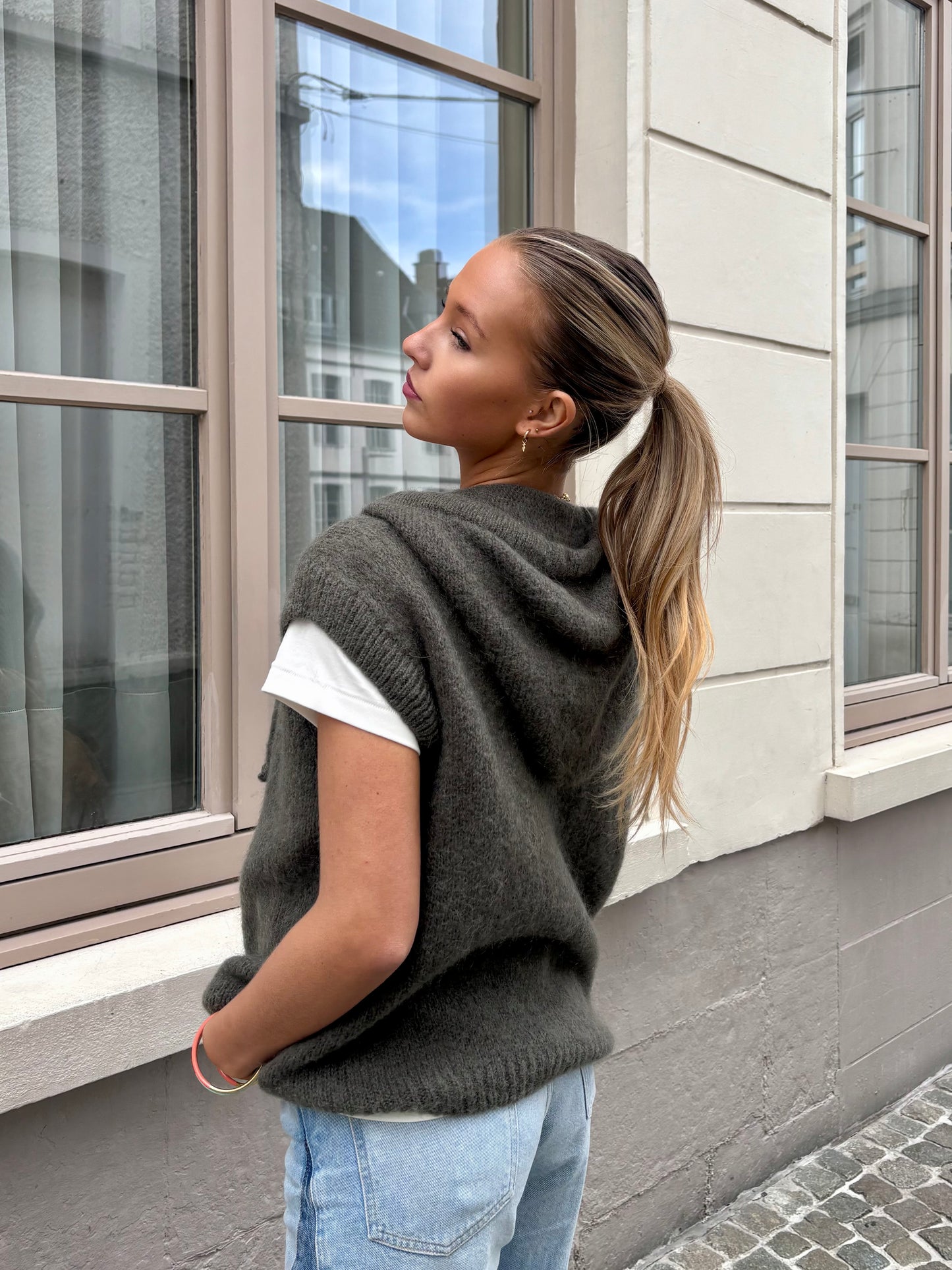 Gilet kaki - SAMANTHA