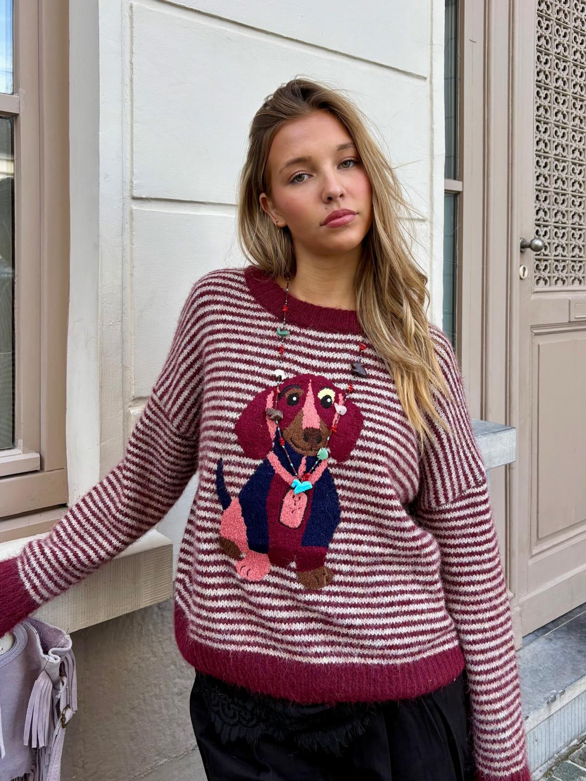 Pull bordeaux - TECKEL