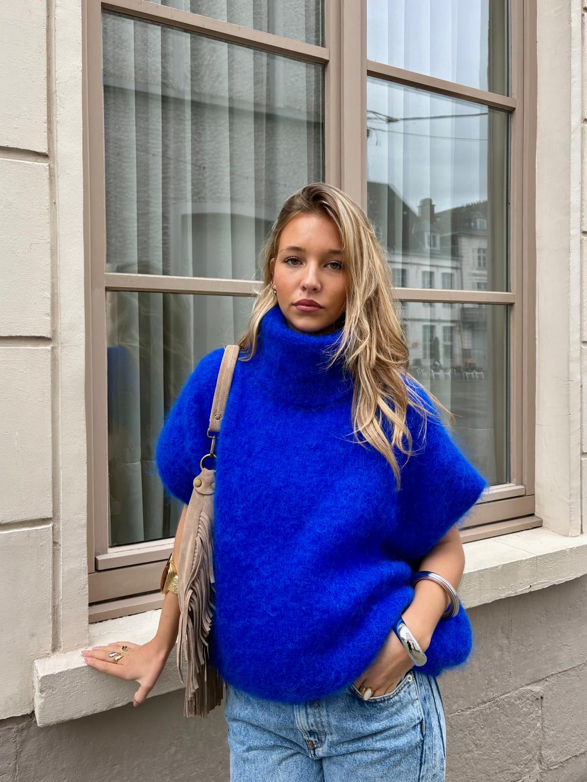 Pull bleu roi - CATHYA