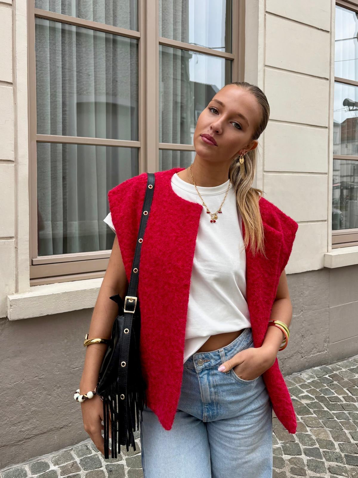 Gilet rouge - CARLA