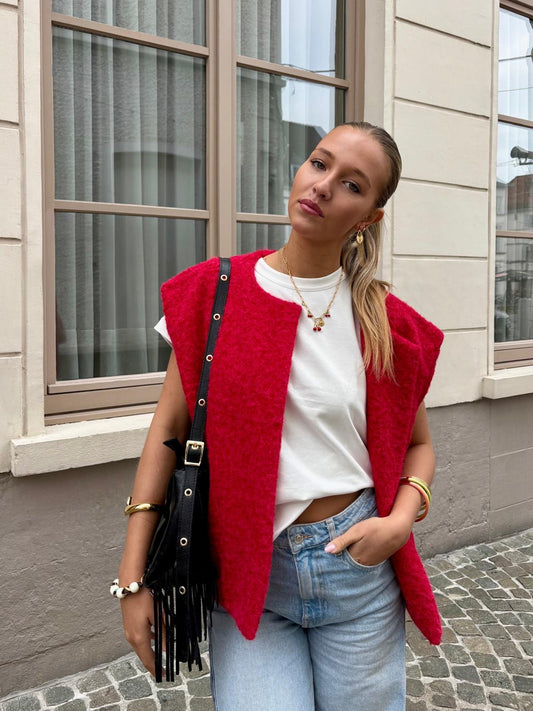 Gilet rouge - CARLA