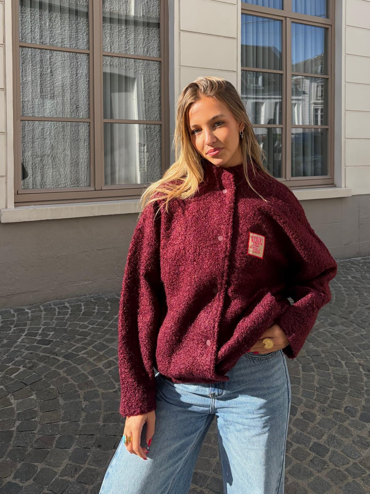 Veste bordeaux - ICONIC