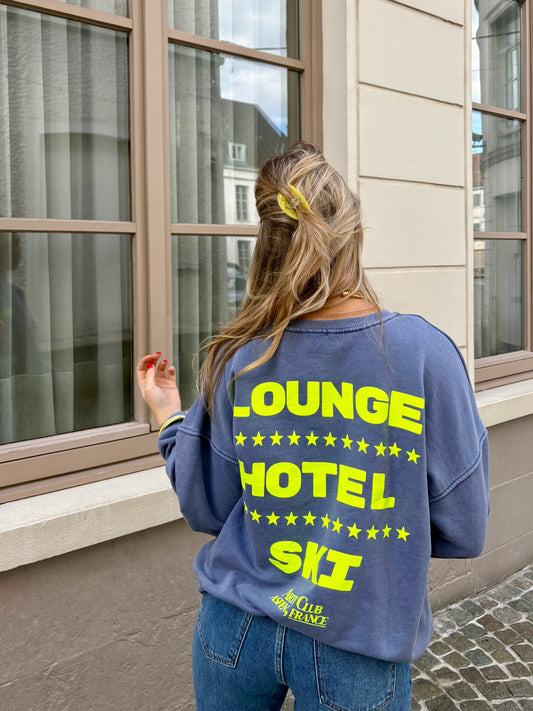 Sweat bleu - HÔTEL SKI