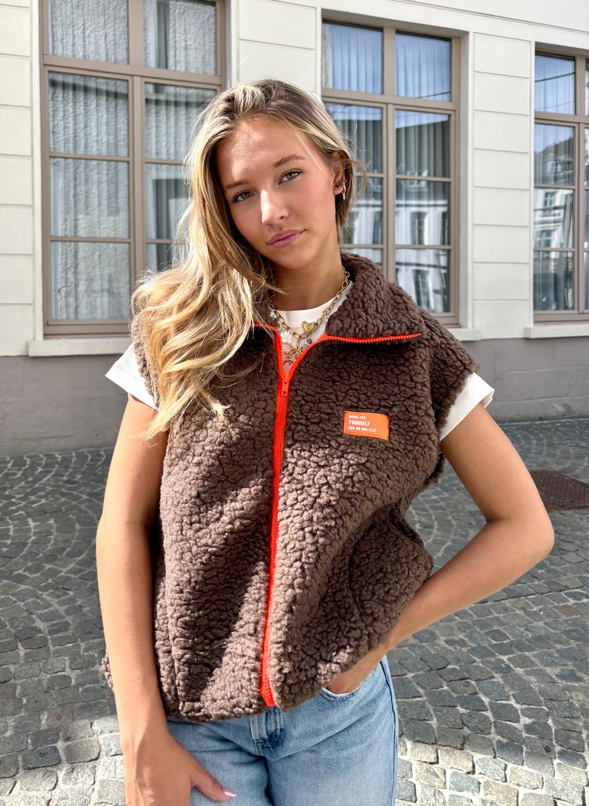 Polaire marron - THELMA