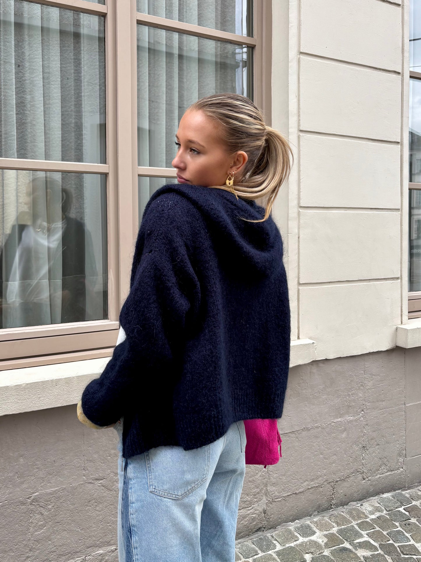 Gilet bleu marine - MONICA